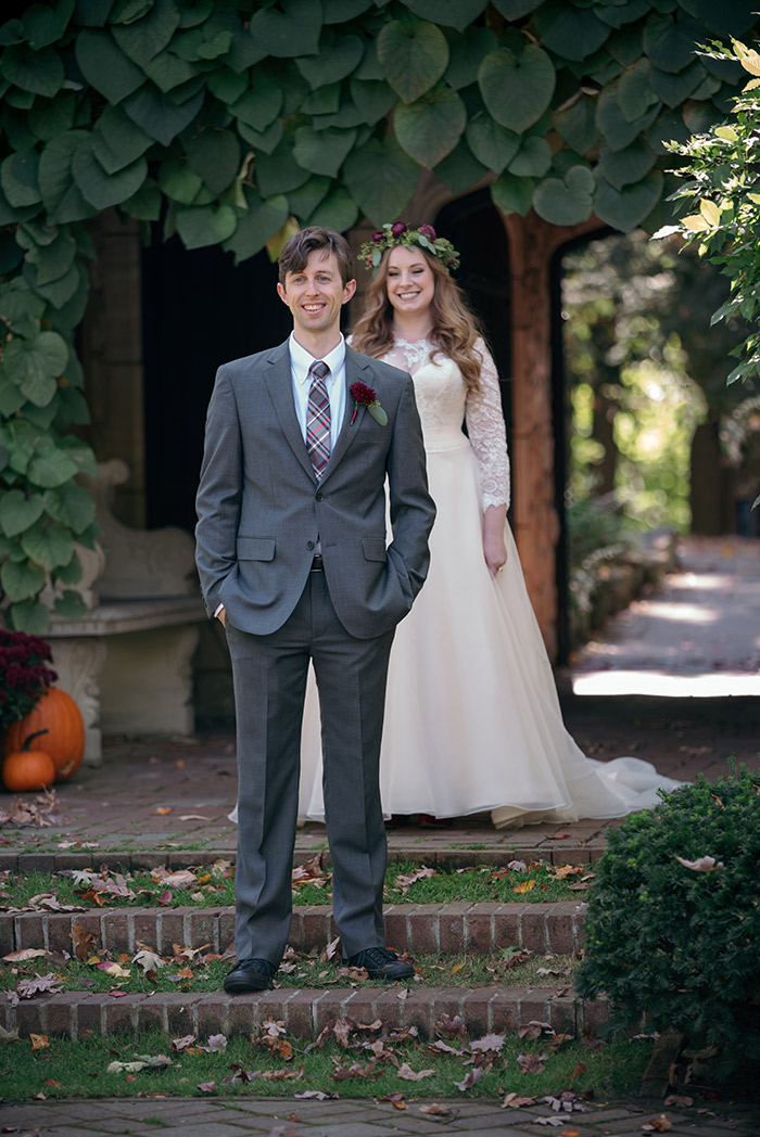 Real akron ohio wedding, flower crown, bridal, stan hywet wedding, outdoor wedding, garden ceremony, wedding inspiration