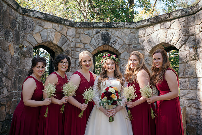 Real akron ohio wedding, flower crown, bridal, stan hywet wedding, outdoor wedding, garden ceremony, wedding inspiration