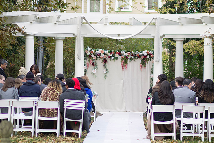 Aileen & Bernard's Garden Wedding - columbus ohio real wedding inspiration as seen on TodaysBride.com. Photography by JazzyMae Photography. Garden wedding ceremony