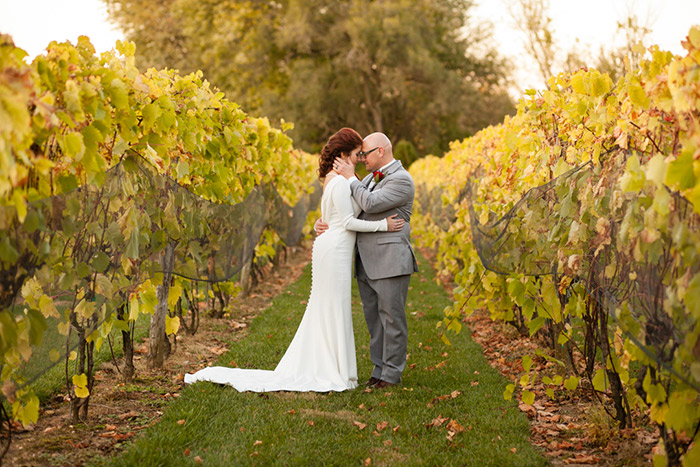 Katherine & Andrew FALL in Love at Gervasi Vineyard, vineyard wedding, fall wedding, green and burgundy wedding colors, fall wedding photo ideas