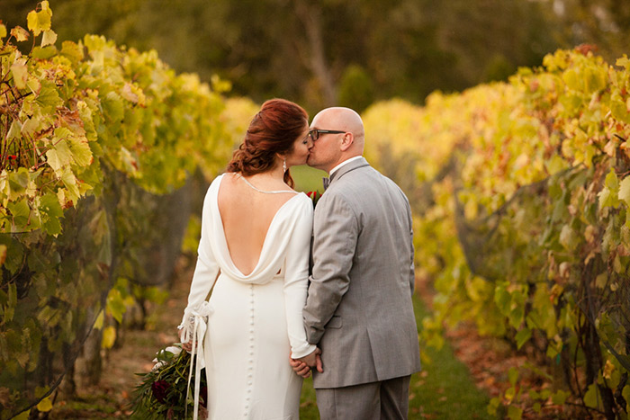 Katherine & Andrew FALL in Love at Gervasi Vineyard, vineyard wedding, fall wedding, green and burgundy wedding colors, fall wedding photo ideas