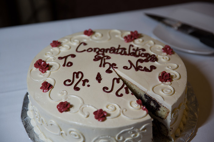 Brent & Marc's Cleveland Skyline Wedding, real wedding, gay wedding, wedding inspiration, navy and burgundy wedding