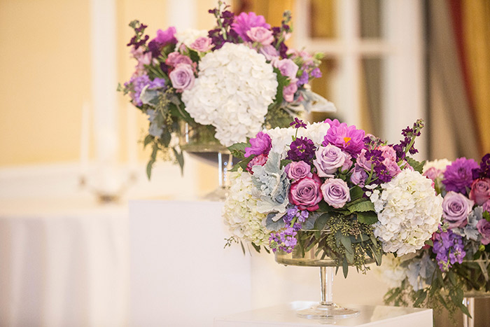 Adrienne & Joseph's Perfect Purple Wedding, purple wedding inspiration, cleveland ohio wedding, photos by JazzyMae Photography on TodaysBride.com