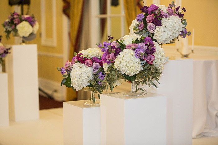 Adrienne & Joseph's Perfect Purple Wedding, purple wedding inspiration, cleveland ohio wedding, photos by JazzyMae Photography on TodaysBride.com