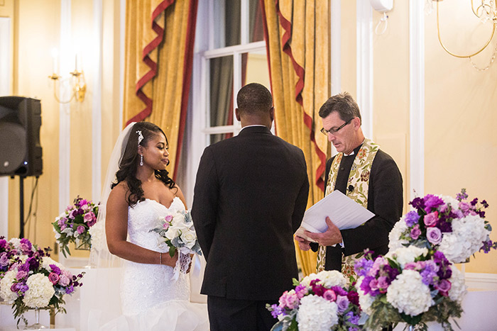 Adrienne & Joseph's Perfect Purple Wedding, purple wedding inspiration, cleveland ohio wedding, photos by JazzyMae Photography on TodaysBride.com