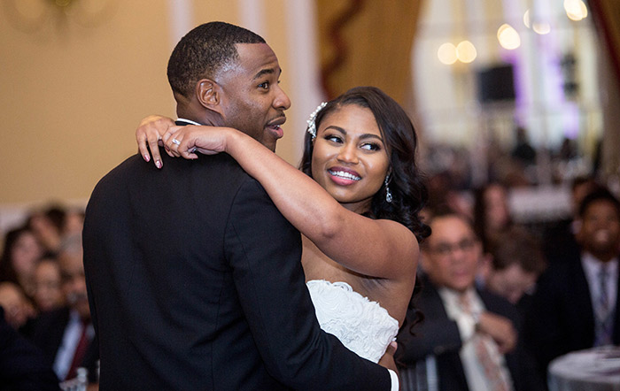 Adrienne & Joseph's Perfect Purple Wedding, purple wedding inspiration, cleveland ohio wedding, photos by JazzyMae Photography on TodaysBride.com