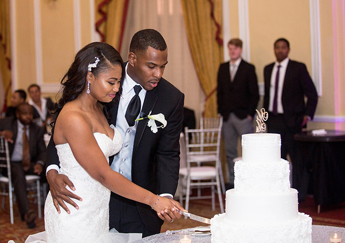 Adrienne & Joseph's Perfect Purple Wedding, purple wedding inspiration, cleveland ohio wedding, photos by JazzyMae Photography on TodaysBride.com