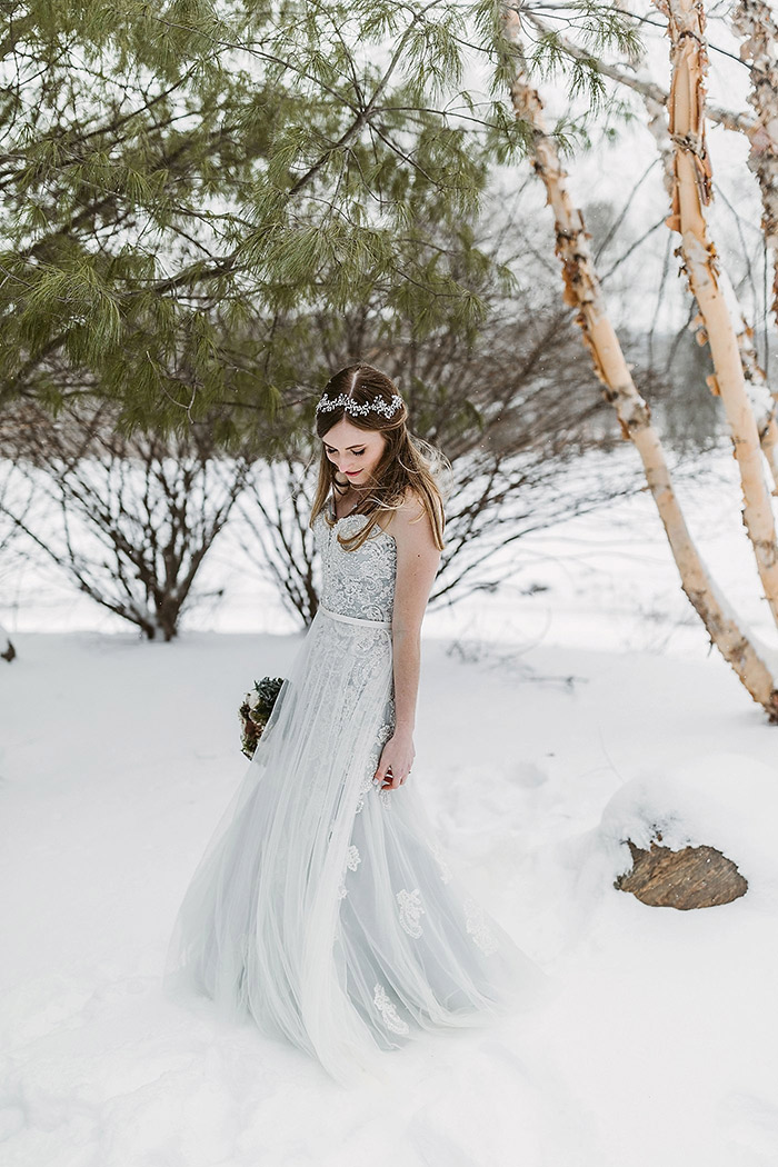 Jessica & James' Intimate Snowfall Wedding, winter wedding, winter wedding ideas, winter wedding inspiration