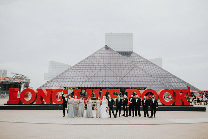 Kristin & Taylor's Modern Art Deco Matrimony, cleveland ohio wedding, real wedding inspiration as seen on TodaysBride.com