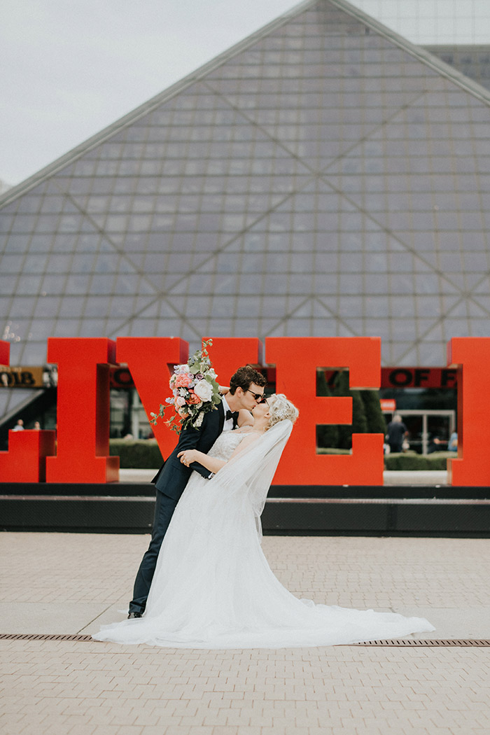 Kristin & Taylor's Modern Art Deco Matrimony, cleveland ohio wedding, real wedding inspiration as seen on TodaysBride.com