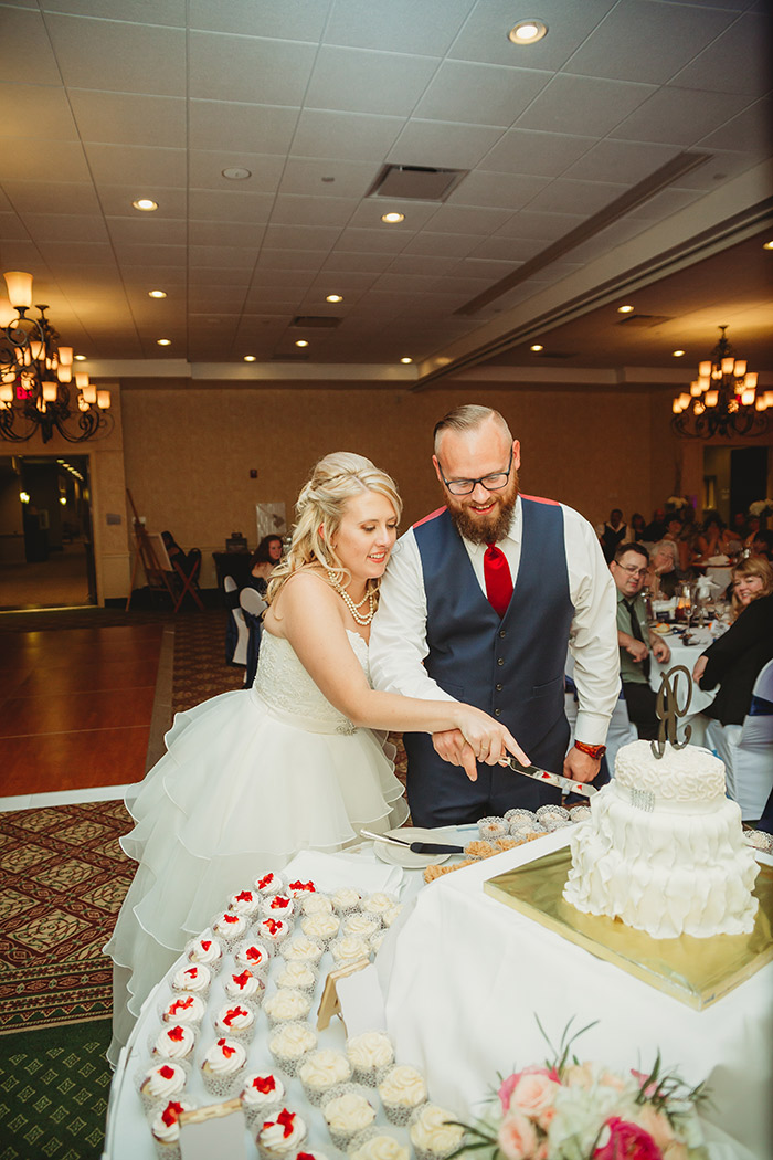 Kari & Tristan's Lodge at Geneva-on-the-Lake Real Wedding, burgundy and navy wedding, ohio wedding, real wedding, bride, groom, destination wedding, lake wedding