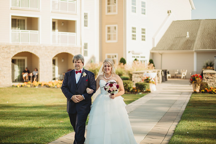 Kari & Tristan's Lodge at Geneva-on-the-Lake Real Wedding, burgundy and navy wedding, ohio wedding, real wedding, bride, groom, destination wedding, lake wedding