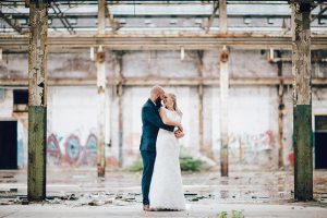 Kelsey & Matthew’s Industrial Lakewood Wedding