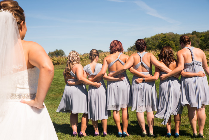 Bridesmaid First Look | Jadie Foto | As seen on TodaysBride.com