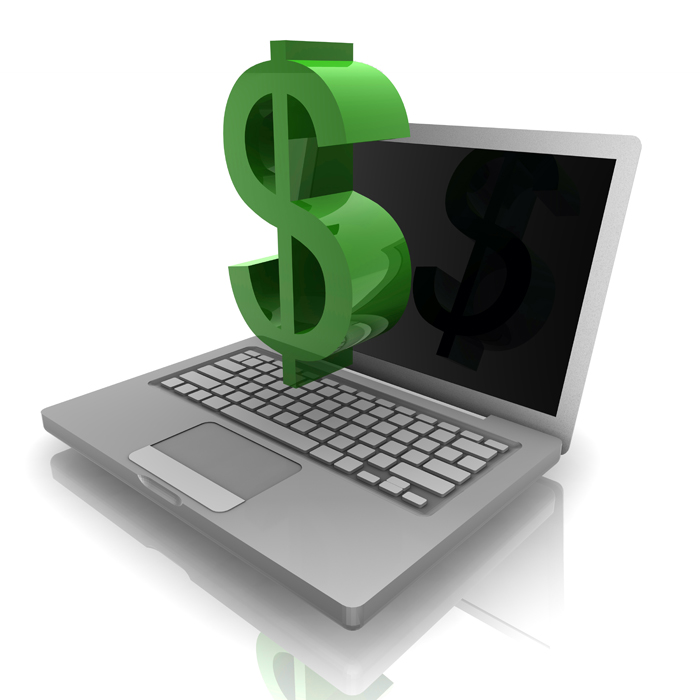 bigstock Online Money Notebook 5345653