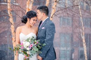 Caitlin & King’s Sweet & Snowy Winter Wedding
