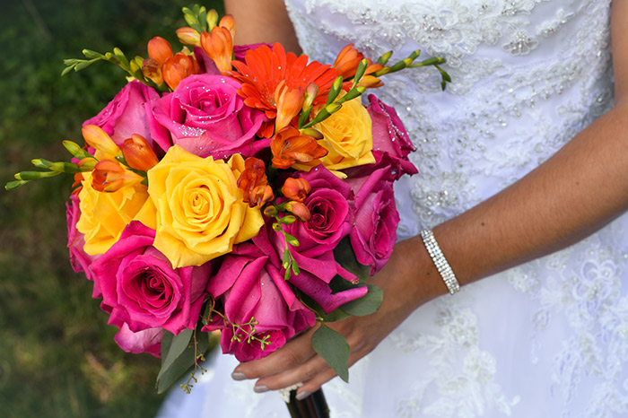 Abbey & Daniel's St. George Fellowship Center Wedding - Today's Bride Summer wedding, bright wedding colors