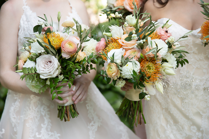 Peach Wedding |  OH Snap! Photography | As seen on TodaysBride.com