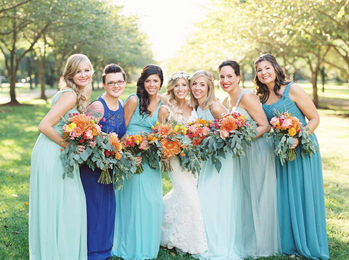 Spring Wedding Colors | Lauren Fair Photography | As seen on TodaysBride.com