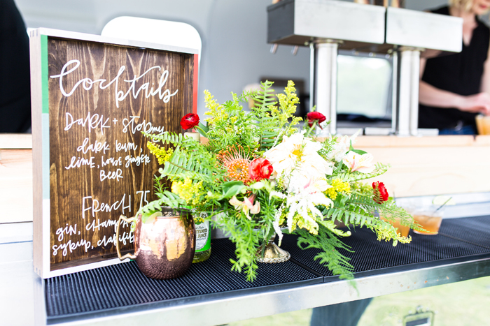 Happy Camper Bar Car | As seen on TodaysBride.com