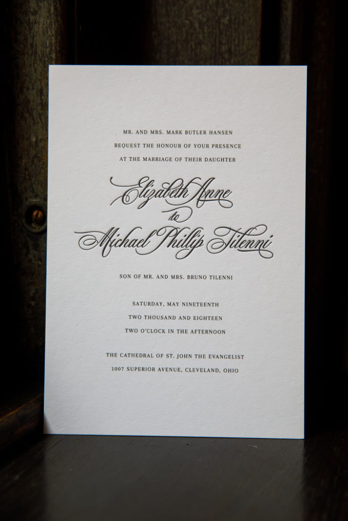 Wedding Invitation | Genevieve Nisly Photography | as seen on TodaysBride.com