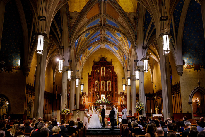 Church Wedding | Genevieve Nisly Photography | as seen on TodaysBride.com