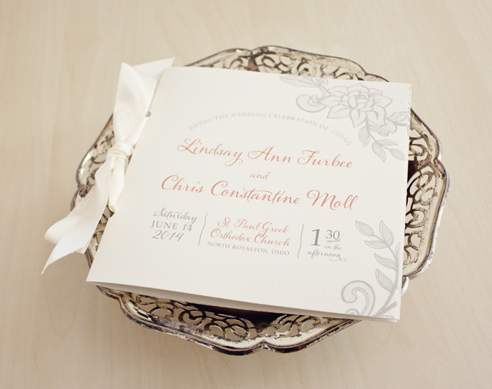 Wedding Invitation | Brittney Nichole Designs | As seen on TodaysBride.com