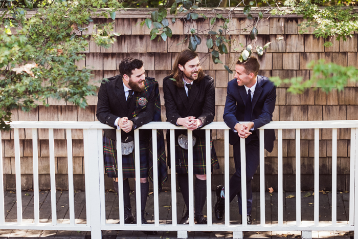 groom and groomsmen in kilts | John Patrick Images | As seen on TodaysBride.com