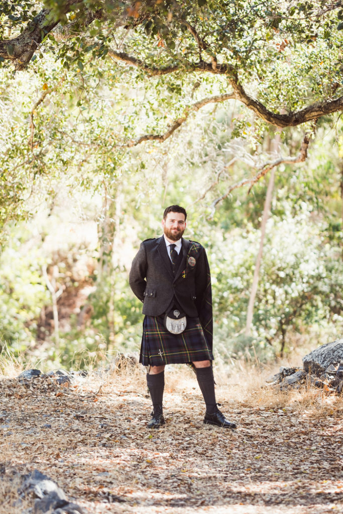 groom wearing kilt | John Patrick Images | As seen on TodaysBride.com