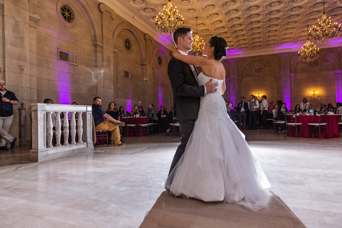 Bride and Groom First Dance | The Cleveland Photographic Co. | As seen on TodaysBride.com