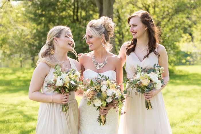 Bride and Bridesmaids | Sabrina Hall Photography | As seen on TodaysBride.com