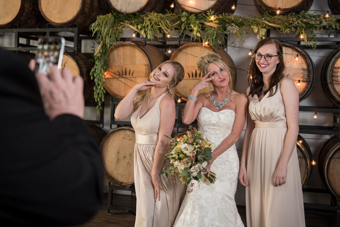 Bride and Bridesmaids | Sabrina Hall Photography | As seen on TodaysBride.com