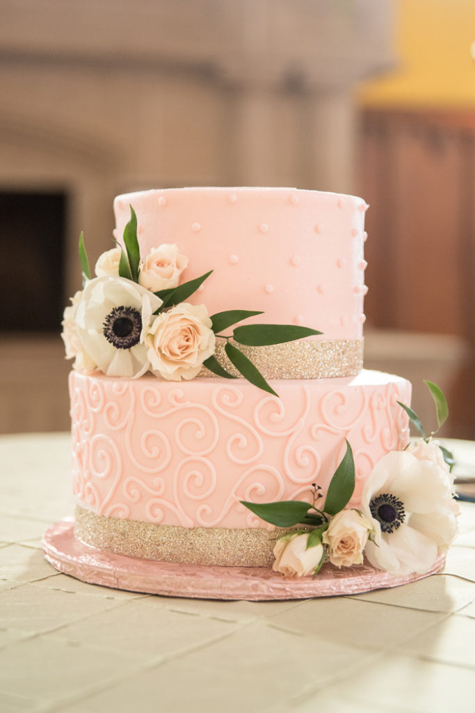 Blush Wedding Cake | Sabrina Hall Photography | As seen on TodaysBride.com