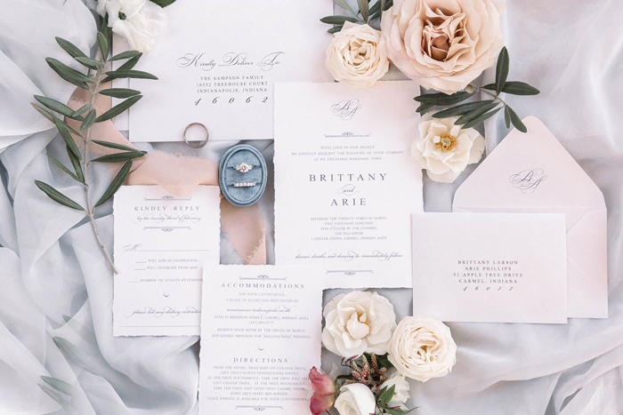 Invitation | Danielle Harris Photography | As seen on TodaysBride.com