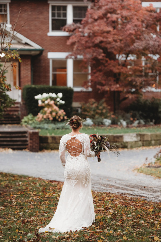 Back of a bride | Nichole Coyle Photography | As seen on TodaysBride.com