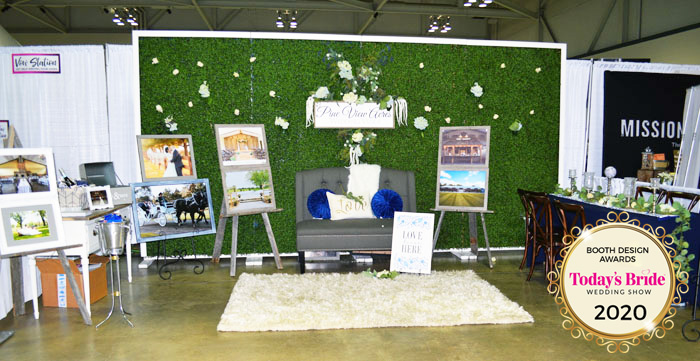 Pine View Acres Bridal Show Booth | As seen on Todaysbride.com