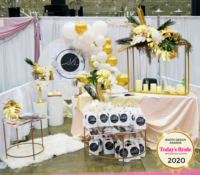 Booth Design | So Bloom | As seen on TodaysBride.com