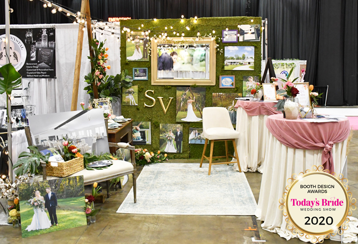 Booth Design | Sun Valley | As seen on TodaysBride.com