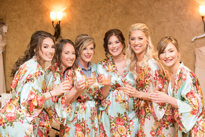 Bridesmaids and bride | Sabrina Hall Photography | As seen on TodaysBride.com