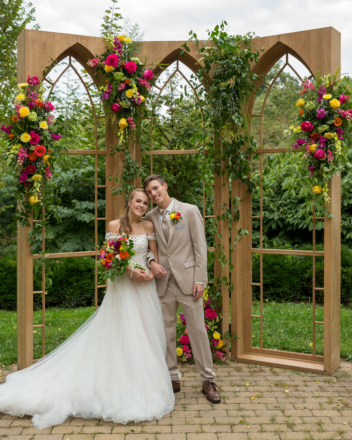 Smiling Bride and Groom | OH Snap! Photography | As seen on TodaysBride.com