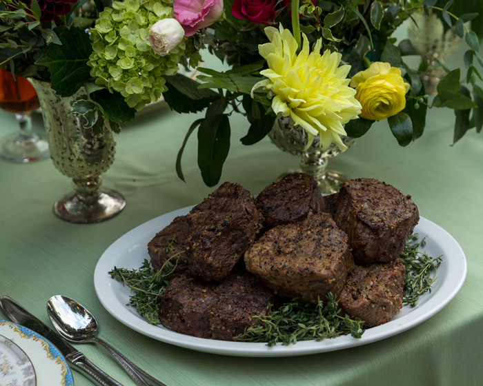 Steak Dinner | OH Snap! Photography | As seen on TodaysBride.com