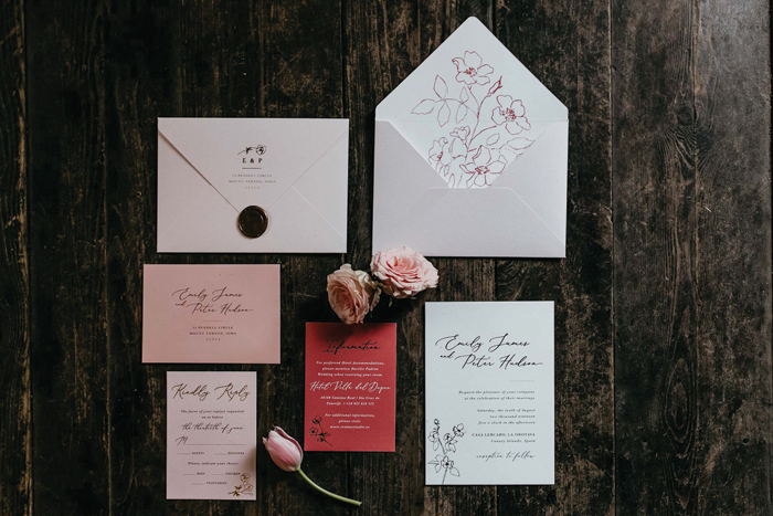 Wedding Invitation Suite | Fred Bolge Lux | As seen on TodaysBride.com