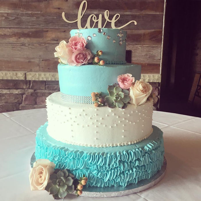 Wedding Cake | Honey Bee Bakery | As seen on TodaysBride.com