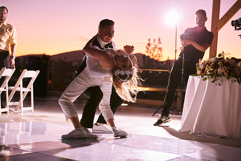 Bride and Groom Dancing | Stephany Perea | As seen on TodaysBride.com