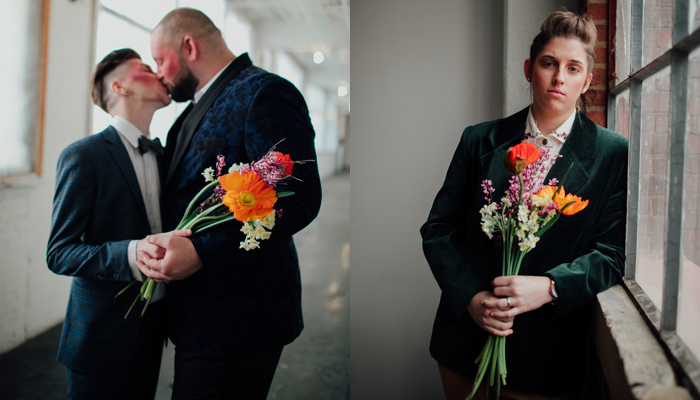 Add Pride to your Wedding Flowers | Heart in Hand Portraits | as seen on TodaysBride.com