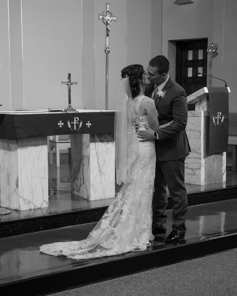 First Kiss | Waters Edge Photography | as seen on TodaysBride.com