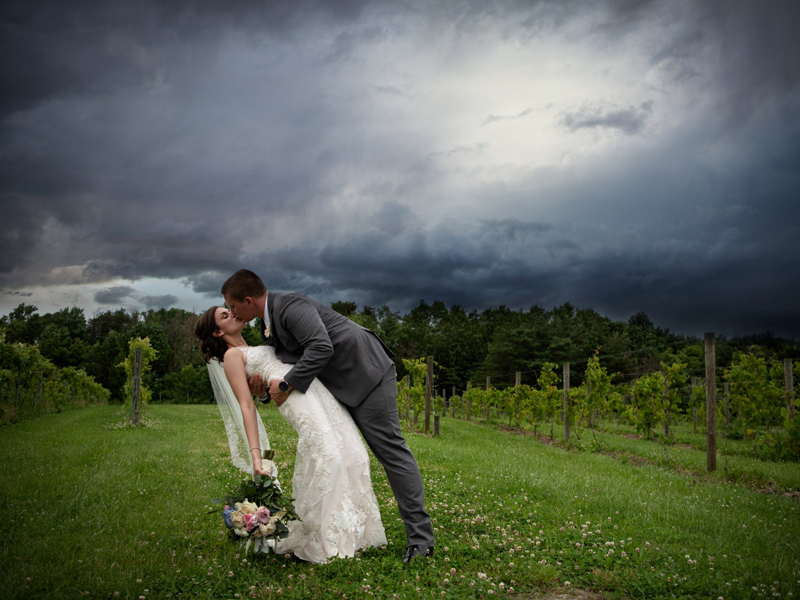 Rustic Winery Real Wedding | Waters Edge Photography | as seen on TodaysBride.com