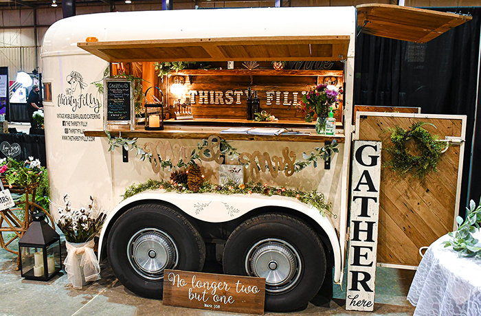 The Thirsty Filly Mobile Bar | March Bridal Show | TodaysBride.com