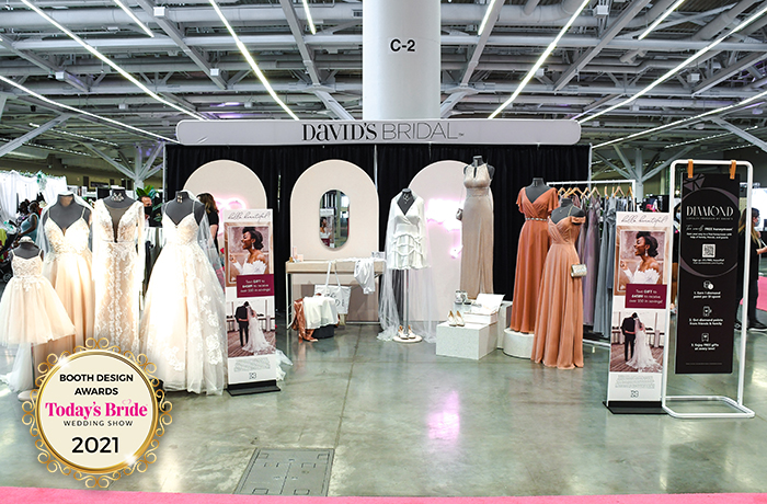 Davids Bridal Bride Booth