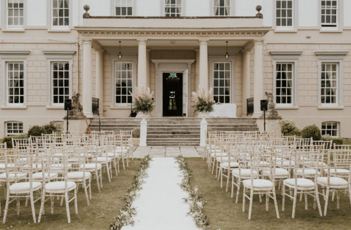 Black Tie Boho Ceremony Venue